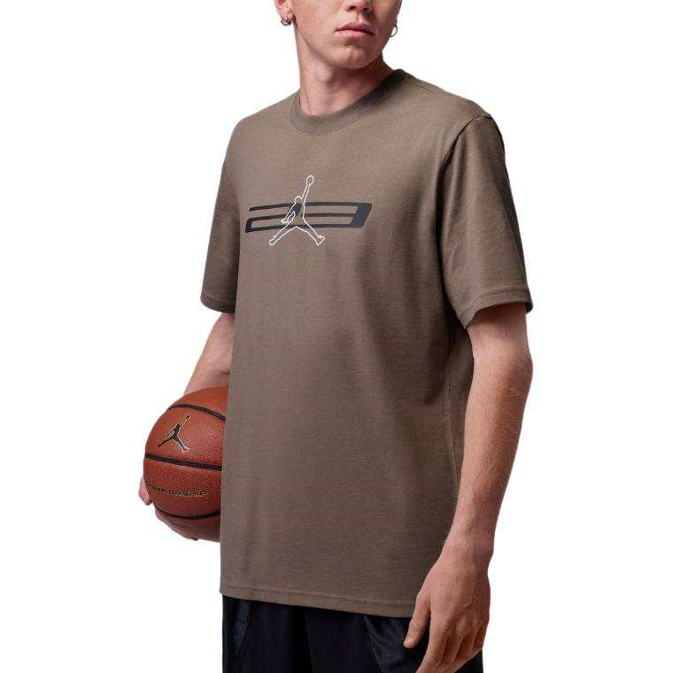 Jordan Jordan Sport T Shirts Men's Green Crew Neck