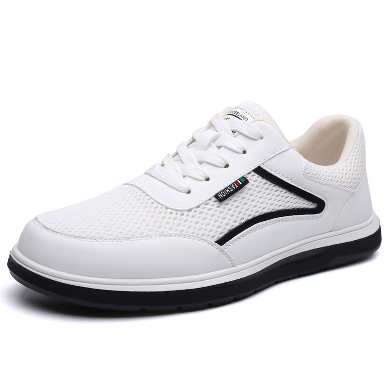 YALU Mesh Lightweight Breathable Low top Skateboard Shoes Men's