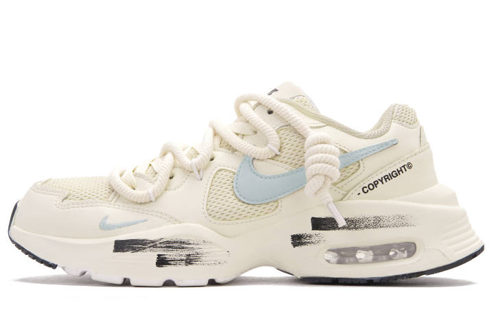 Nike Nike Air Max Fusion Low top Running Shoes Women's Blue Beige White