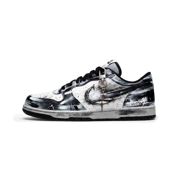 Nike Nike Big Skateboard Shoes Men's Low Top Gray