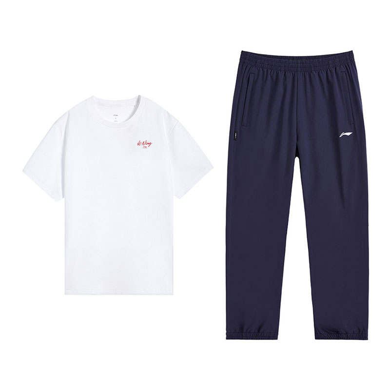 Li-Ning Li Ning Casual Suit Unisex Standard White/Sailor Blue