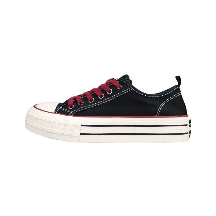 YALU Canvas Lightweight Breathable Low top Skateboard Shoes Men's