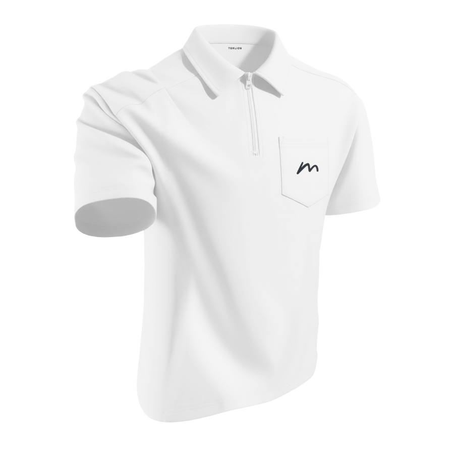 Tonlion Polo Shirts Unisex Polo Collar Moderate Straight Fit