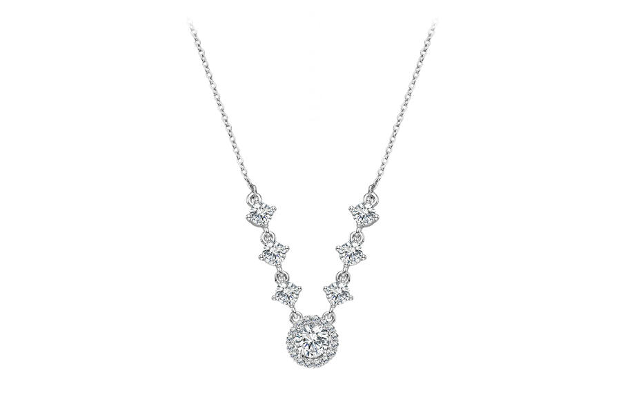 Disney Synthetic Cubic Zirconia Brass Necklaces Women's