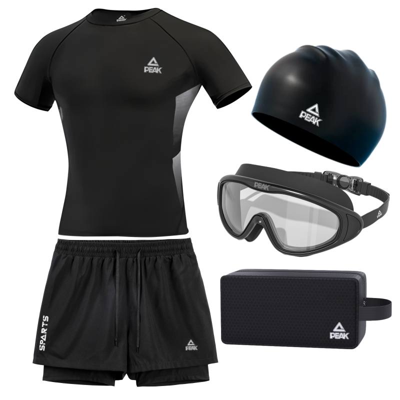 PEAK x SHUILULIANGYONG Swimming Equipment Sets Men's Black