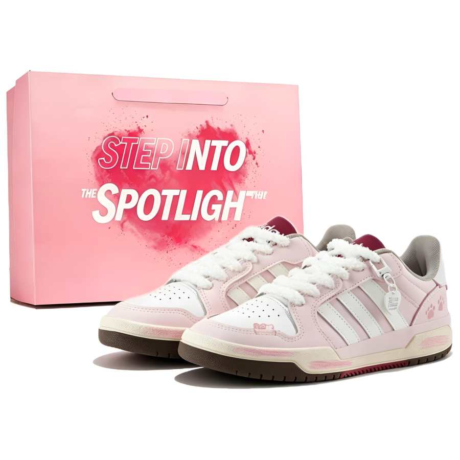 Adidas Adidas ENTRAP Lover, Limited Shopping Bag, Girlfriend, Heart, Pink Shades, Dopamine Dressing Synthetic Leather