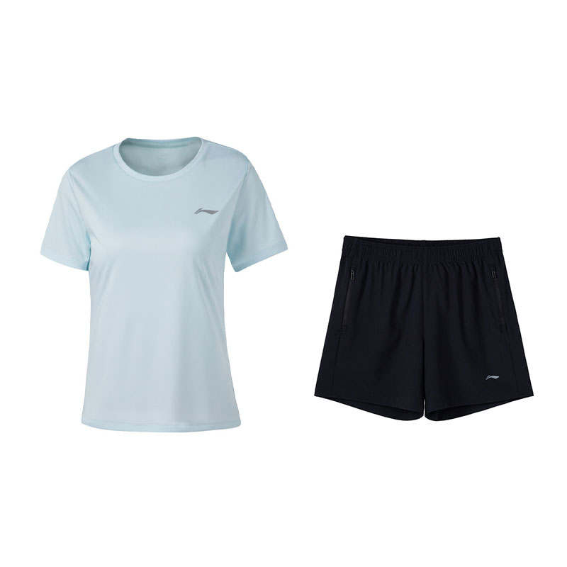 Li-Ning Li Ning Casual Sportswear Women's Cloud Porcelain Blue/Black