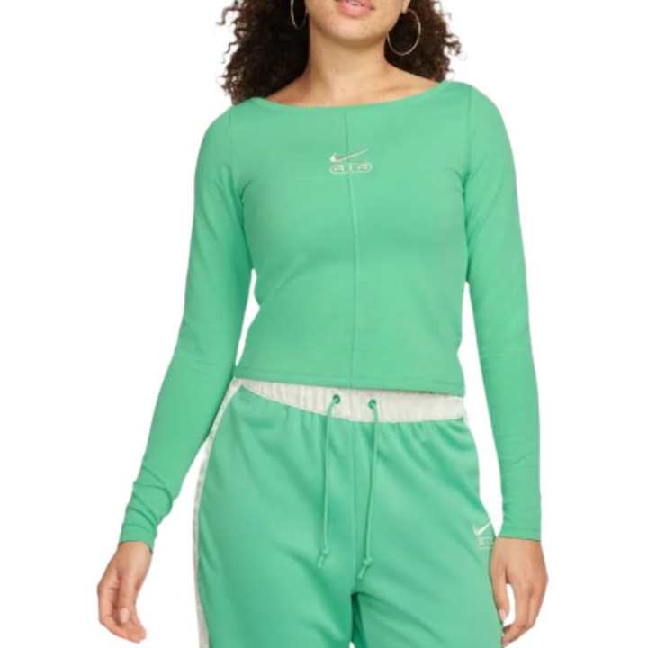Nike Nike T Shirts Women's Green Crew Neck