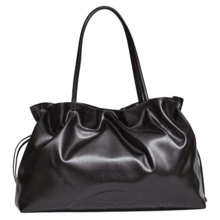 TORY BURCH TORY BURCH Ella Artificial Leather Handbag Women's Black