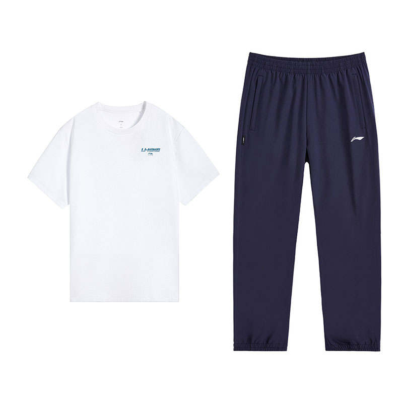 Li-Ning Li Ning Casual Suit Unisex Standard White/Sailor Blue