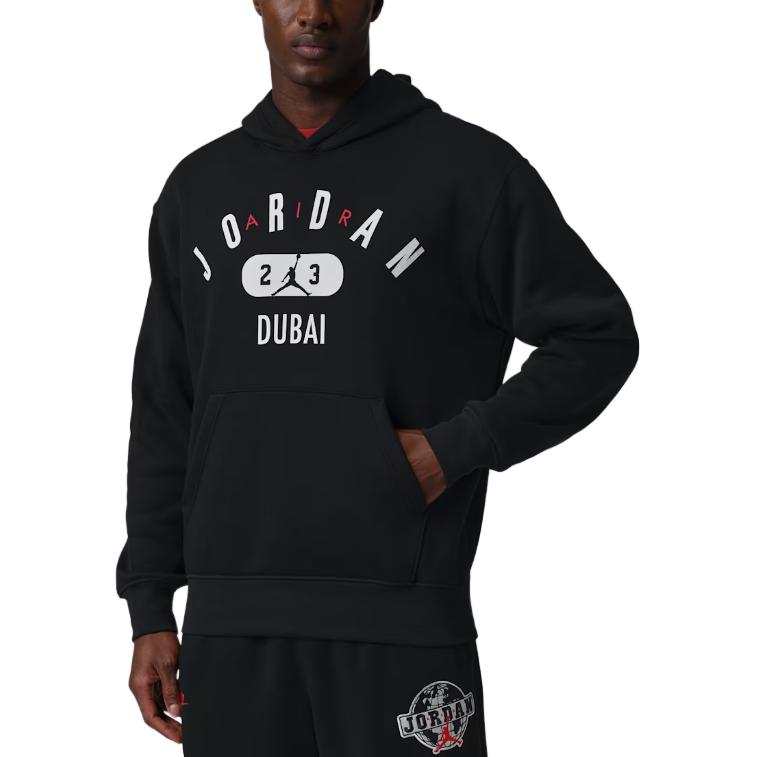 Jordan Jordan Sweatshirts Men's Black Hooded Non Detachable Moderate