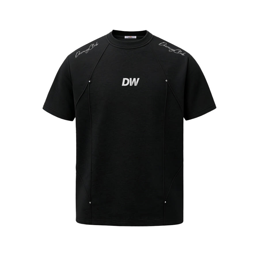 DEERWAY T Shirts Unisex Crew Neck Moderate Straight Fit