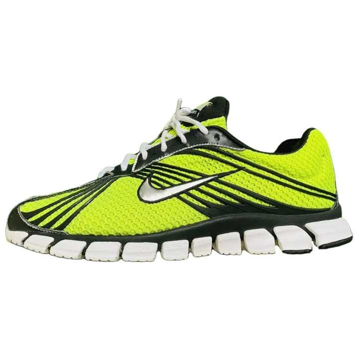 Nike Nike Zoom Skylon 11 Breathable Low top Casual Running Shoes Men's Green Silver