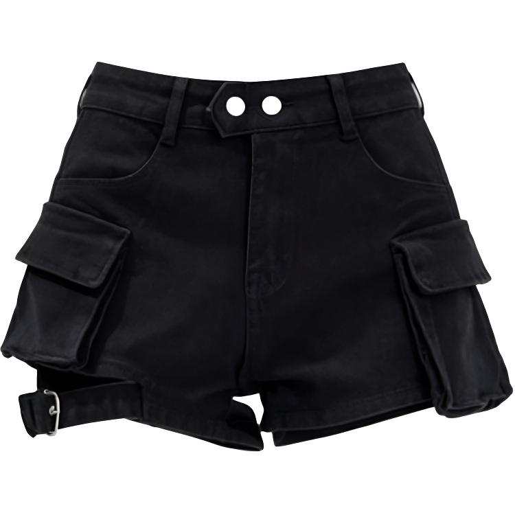 DUSHE DUSHE Denim Shorts Women's Moderate Cargo Pants