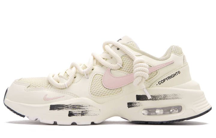 Nike Nike Air Max Fusion Low top Running Shoes Women's Pink Beige White