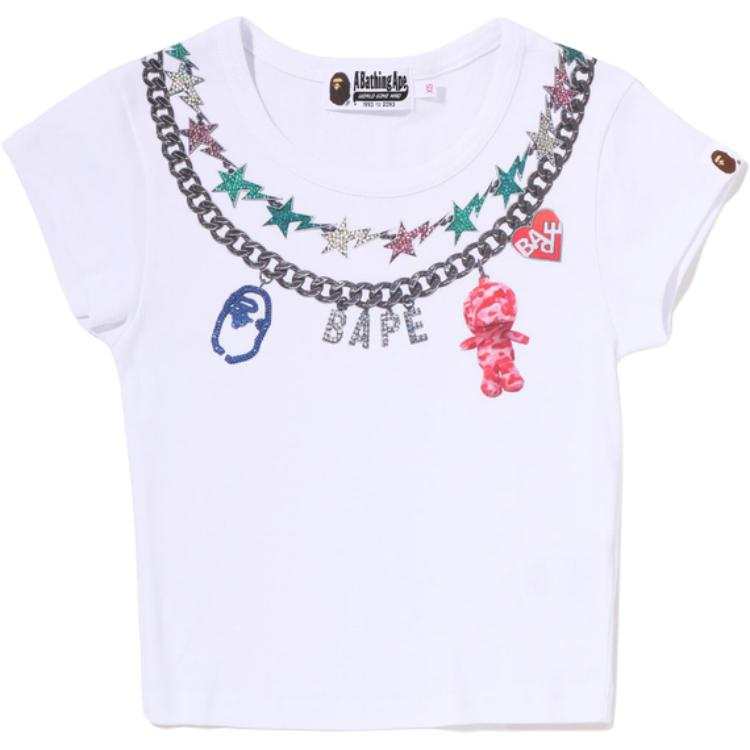 A BATHING APE SS26 Regular Sleeve T Shirt Women's