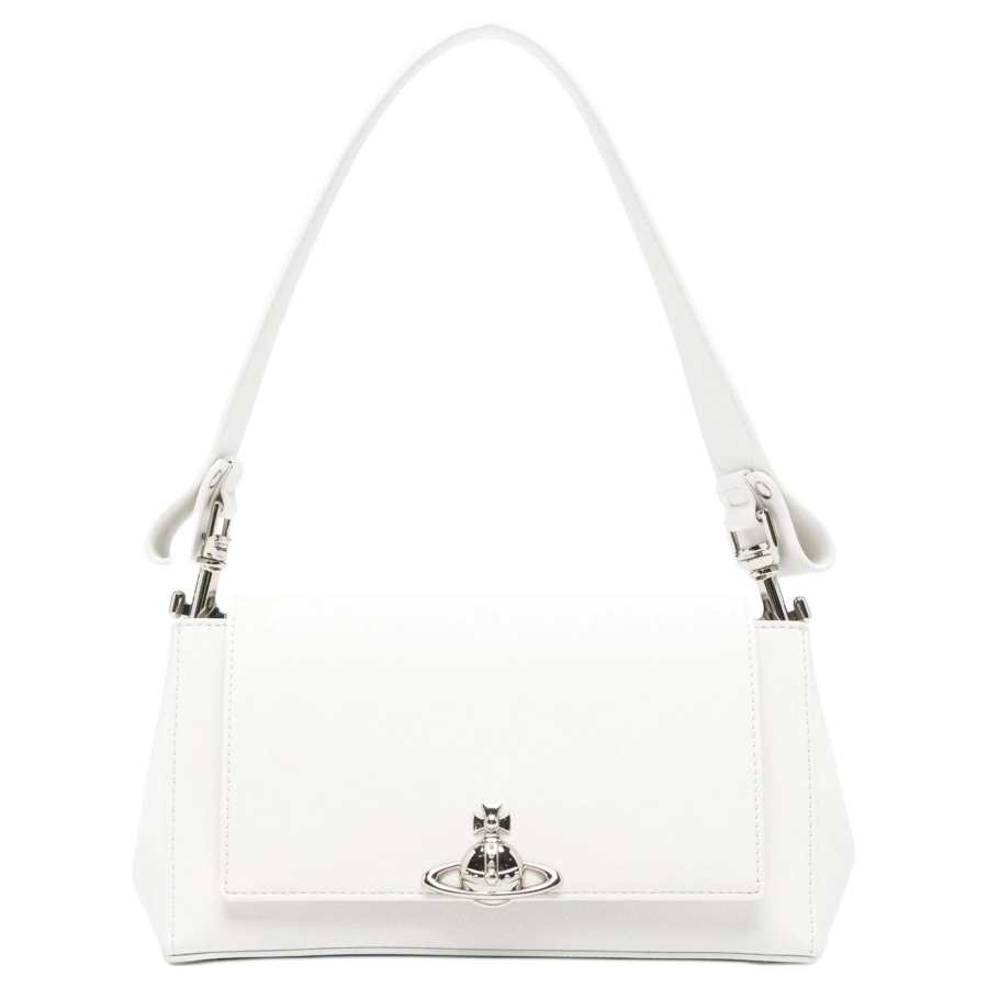 Vivienne Westwood Pu Crossbody Handbag, Shoulder Bag Women's White