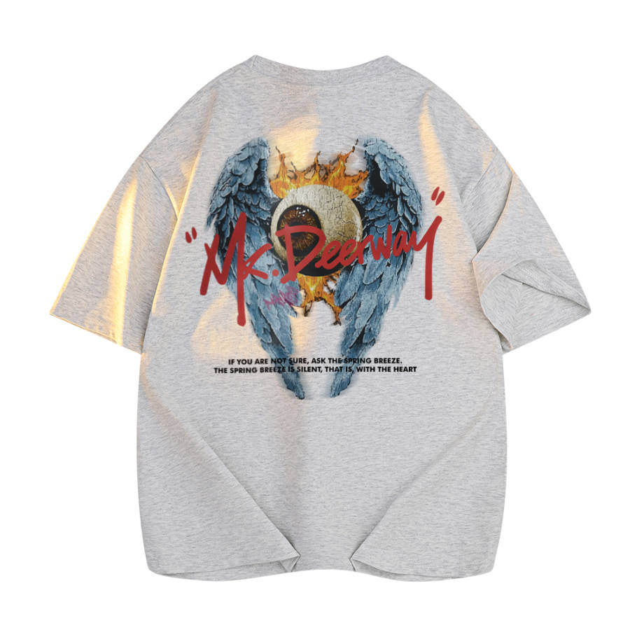 DEERWAY T Shirts Unisex Crew Neck Moderate Straight Fit