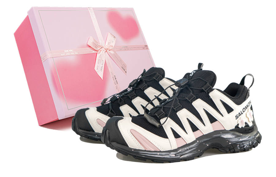 SALOMON XA PRO 3D Guaium Wood, Cherry Blossom Valley Cushioning Abrasion Resistant Coverage Lightweight Low top