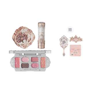 Flower Knows Sweet Dream Set Makeup Sets Natural Matte Three Piece Set+Mirror+Hair Clip+Powder Puff