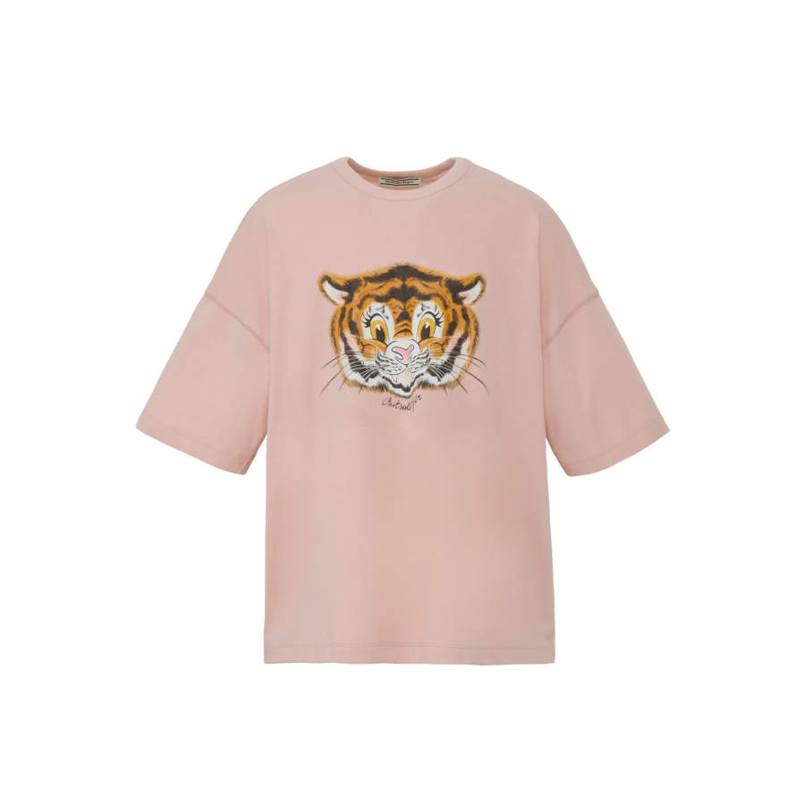 Onitsuka Tiger GRAPHIC TEE T Shirt Unisex Light Pink