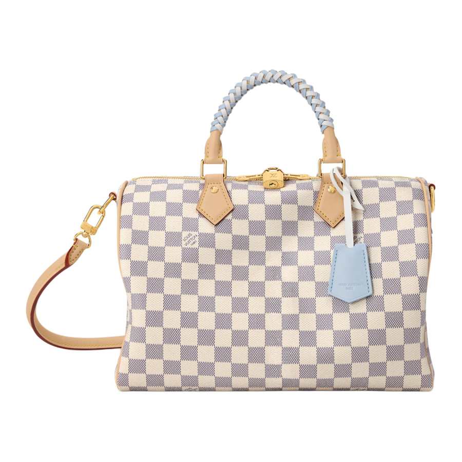 LOUIS VUITTON Coated Canvas One Shoulder Handbag Women's Beige