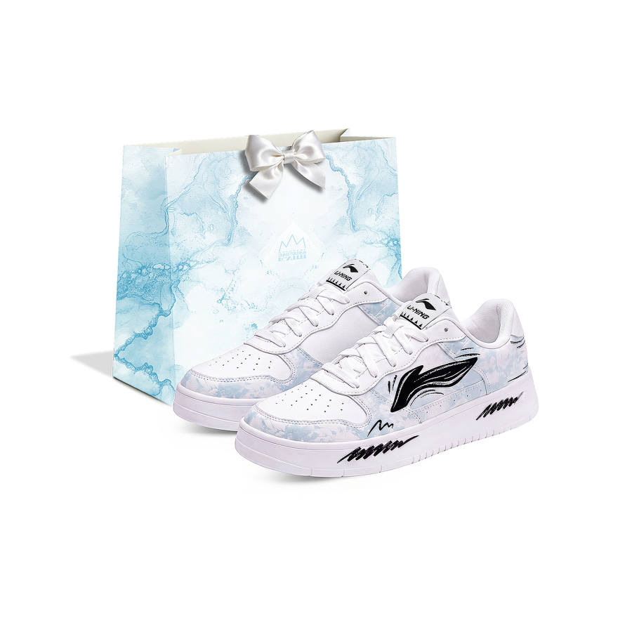 Li-Ning Li Ning Floating Boat Coverage Abrasion Resistant Breathable Low top Skateboard Shoes Men's