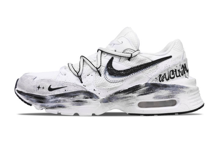 Nike Nike Air Max Fusion Mesh, Synthetic Leather Cushioning Slip Resistant Abrasion Resistant Breathable