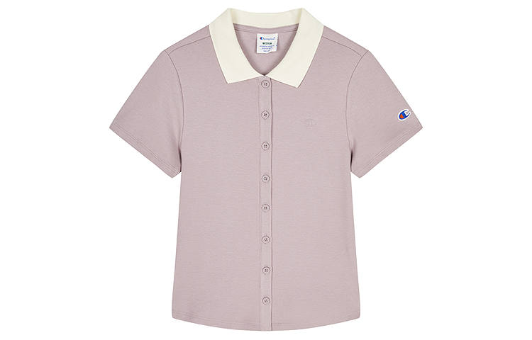 Champion Campus Polo Shirts Women's Lapel Moderate Nipped In Waist