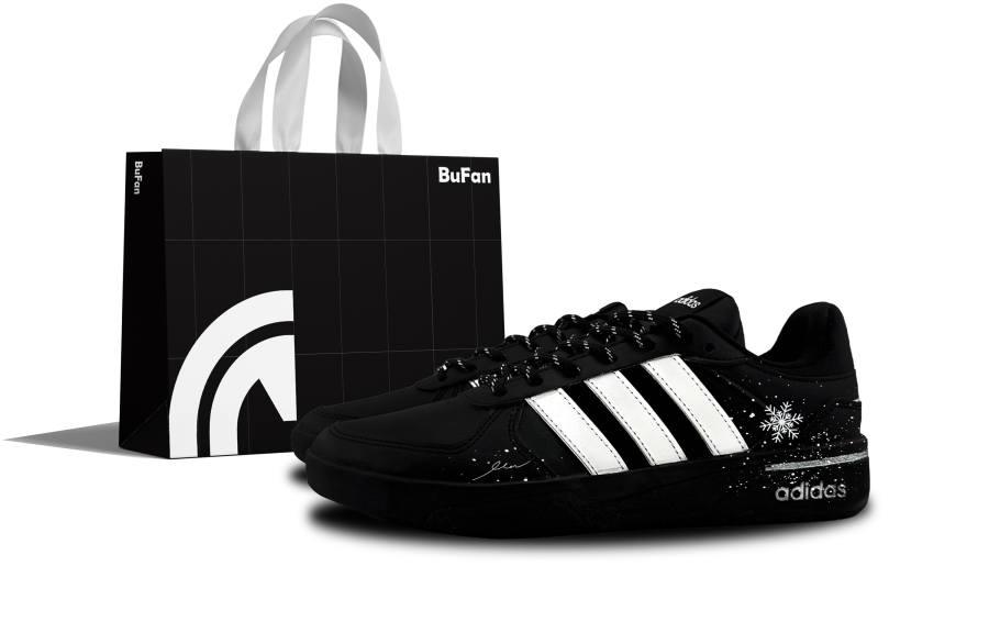 Adidas Adidas COURTBEAT Black Snow Low top Skateboard Shoes Unisex Black White