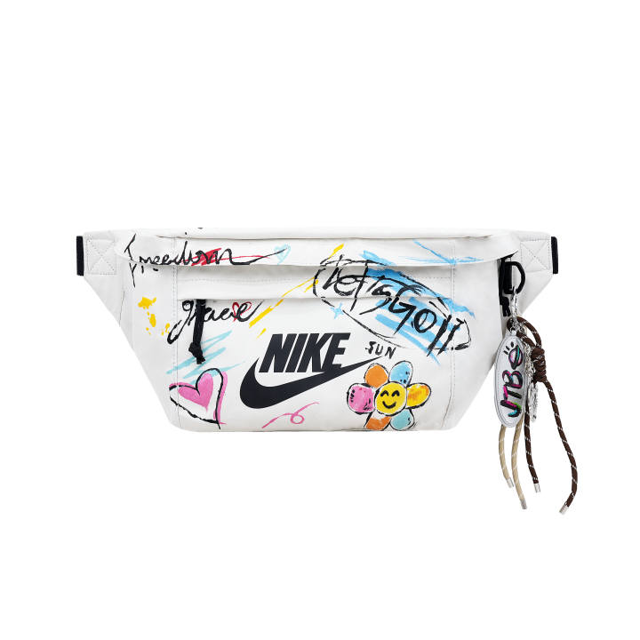 Nike Nike Fabric Graffiti Fanny Pack Unisex White