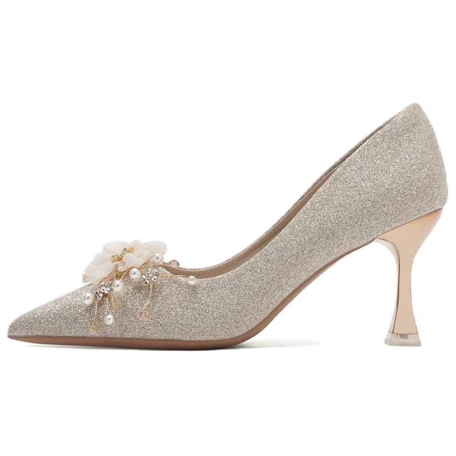 Barbie Cow Suede High Heels Women's