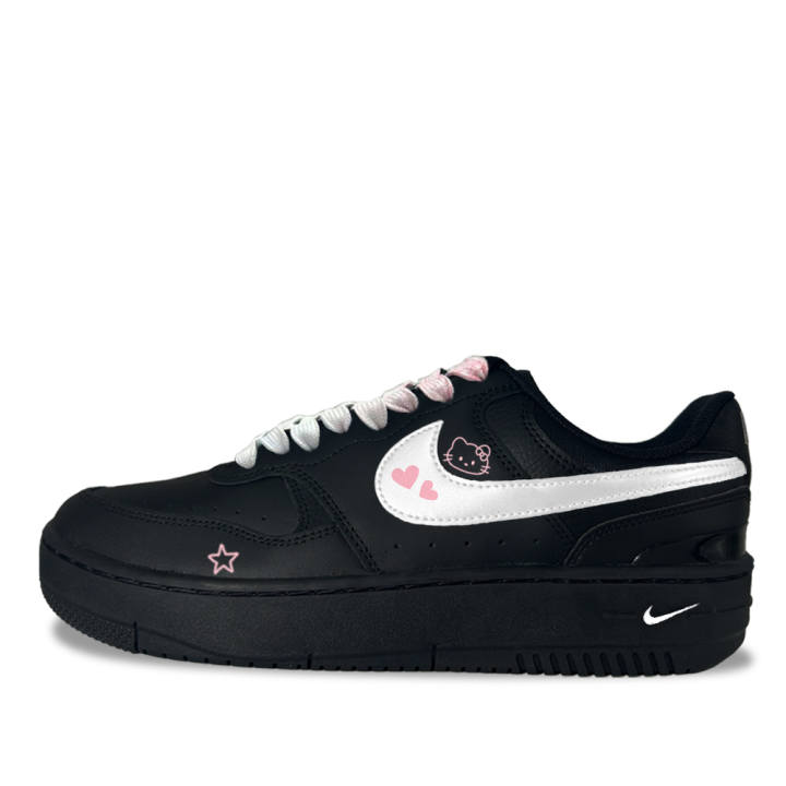Nike Nike Gamma Force Star Cat Sweet Dream 2 Synthetic Leather Low top Skateboard Shoes Unisex Black