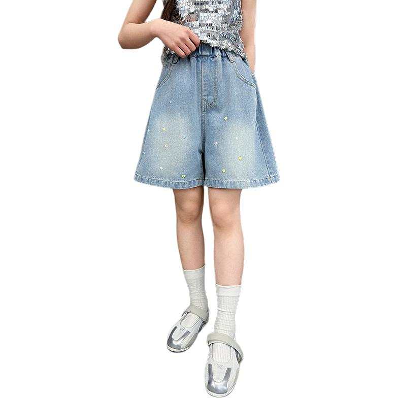 PLANDOO PLANDOO Kids Jeans Thin Stretch Cooling