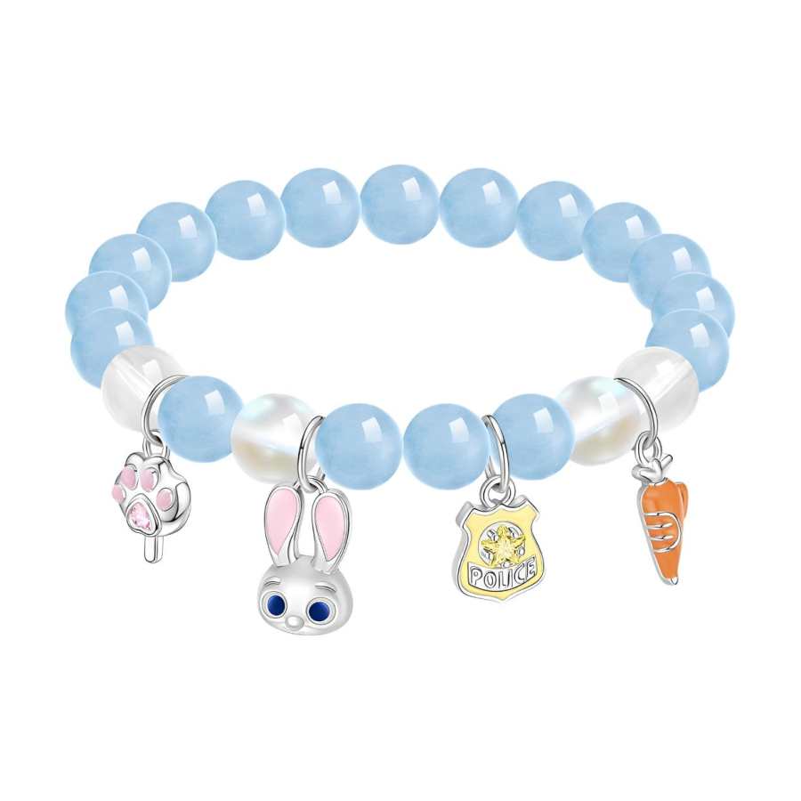 Disney Synthetic Cubic Zirconia Beaded Bracelets Women's