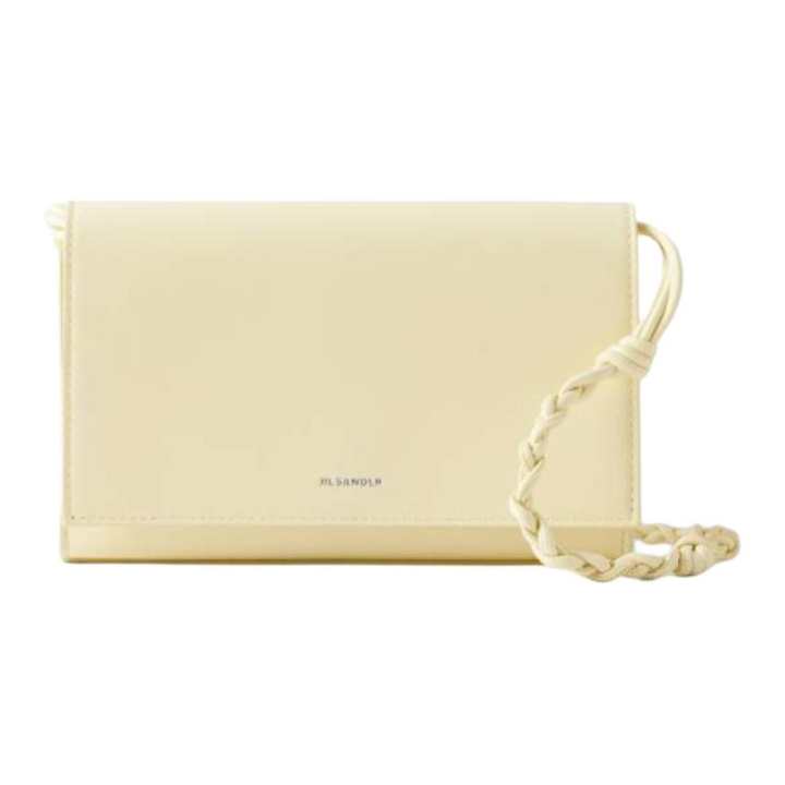 JIL SANDER JIL SANDER Cow Leather Crossbody Bags Women's Yellow