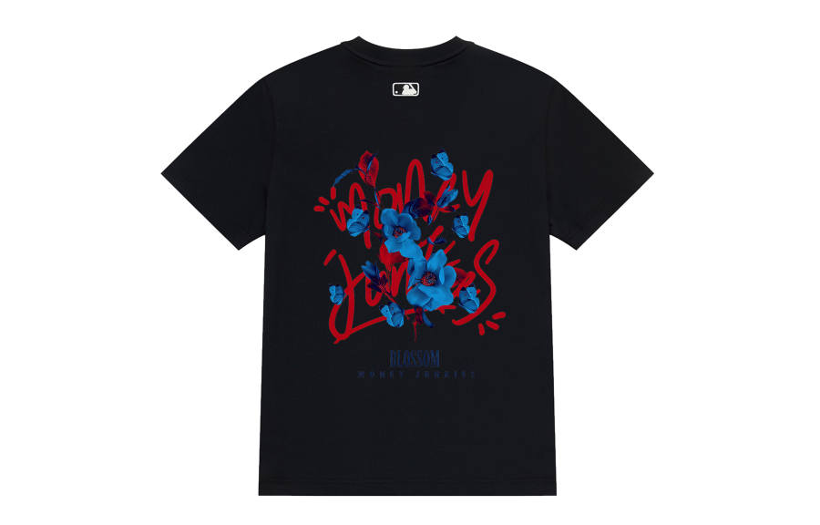 MLB MLB T Shirts Unisex Black Crew Neck Moderate