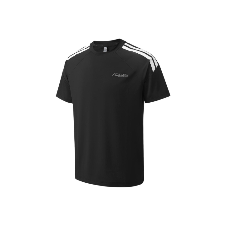Adidas Adidas T Shirts Men's Black Crew Neck Moderate