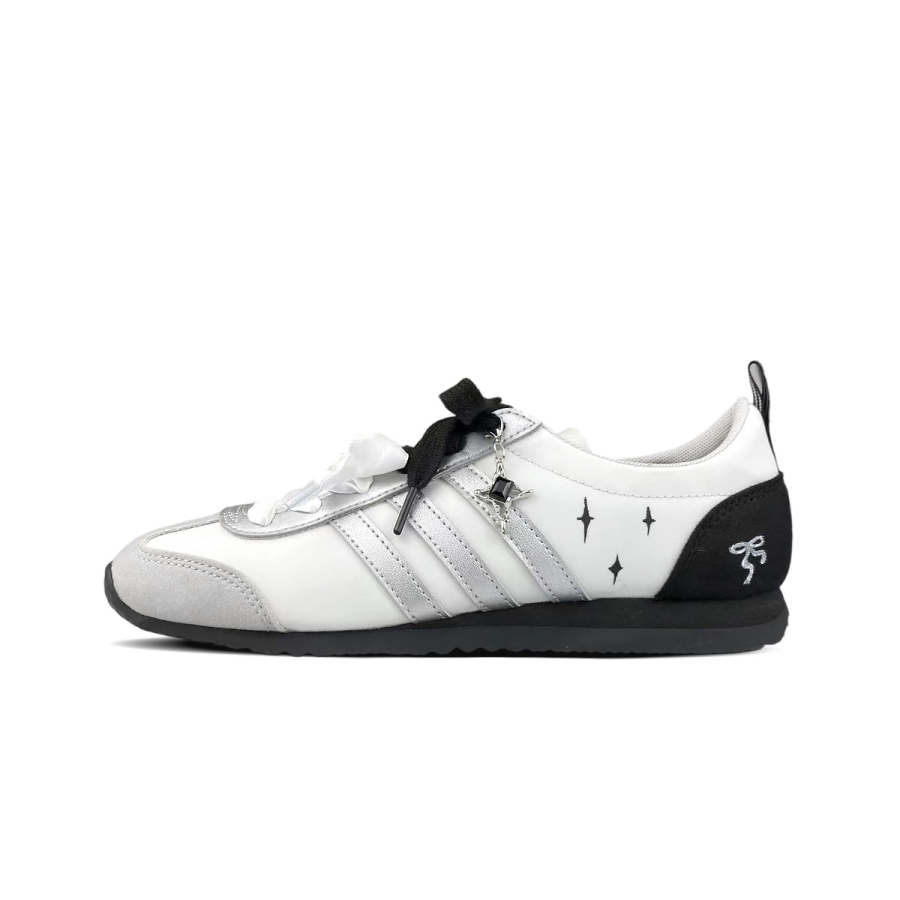 Adidas Adidas VS JOG 2.0 BNK White Moonlight Low top German Army Trainers Unisex Black White