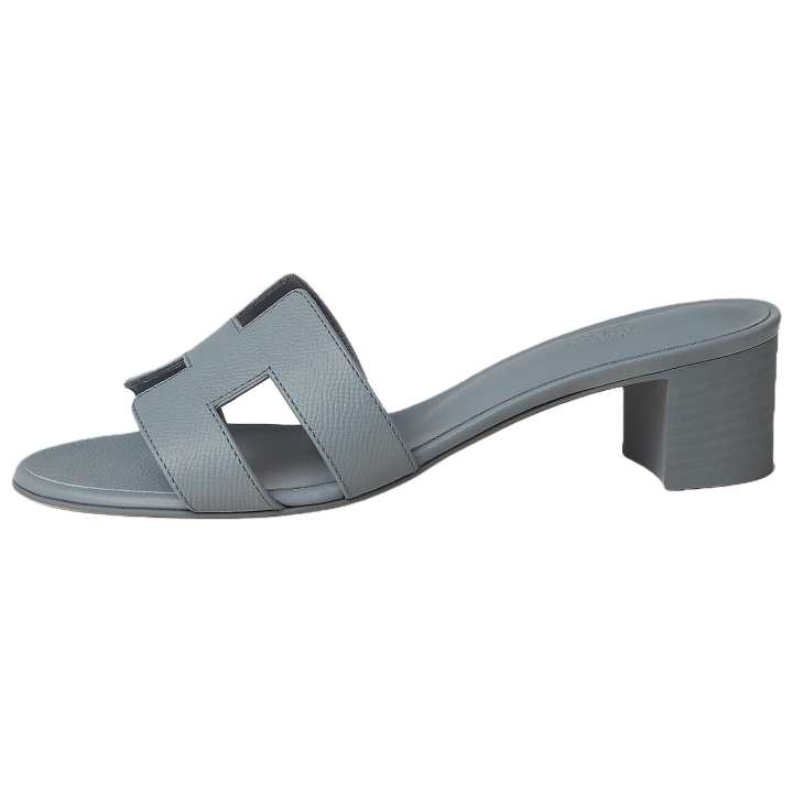 HERMES HERMES Oasis Slide Slippers Women's Blue