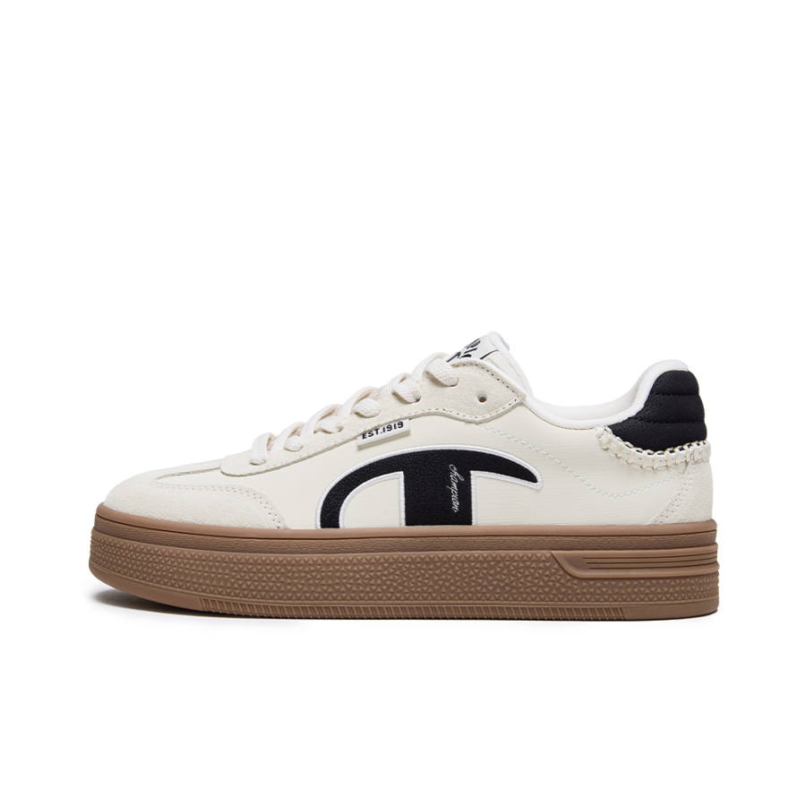 Champion Low top Skateboard Shoes Women's Caramel Brown/Milk White
