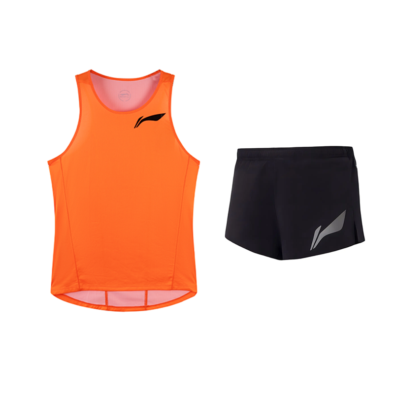 Li-Ning Li Ning Casual Sportswear Men's Neon Bright Orange+Black