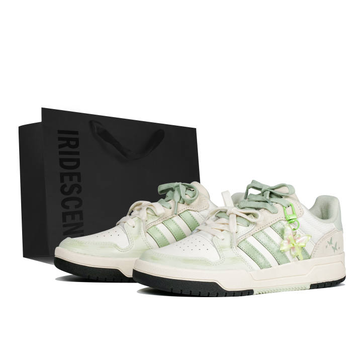 Adidas Adidas ENTRAP Low top Skateboard Shoes Unisex White Green