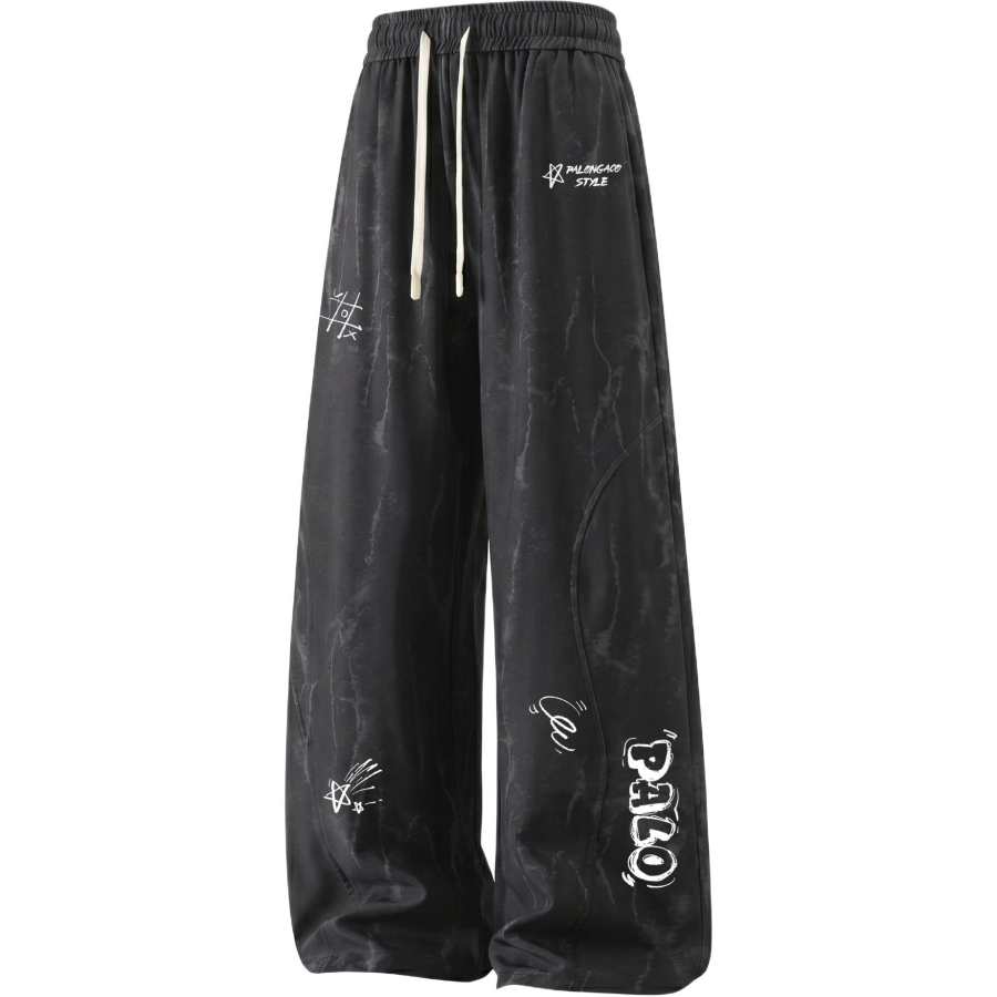 PAL ONGACO Casual Pants Unisex Moderate Straight Fit Pants