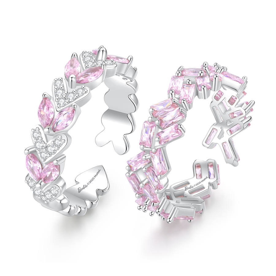 Barbie Synthetic Cubic Zirconia Rings Unisex