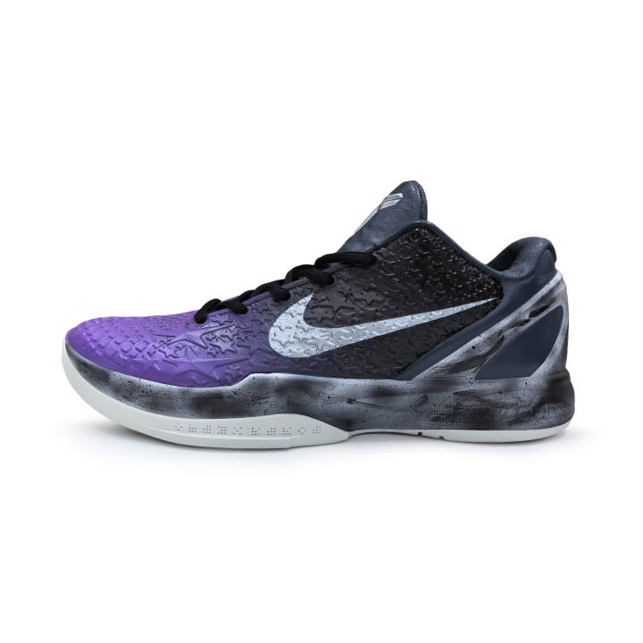 Nike Nike Zoom Kobe 6 Basketball Shoes Men's Low Top Black/Purple/Gray