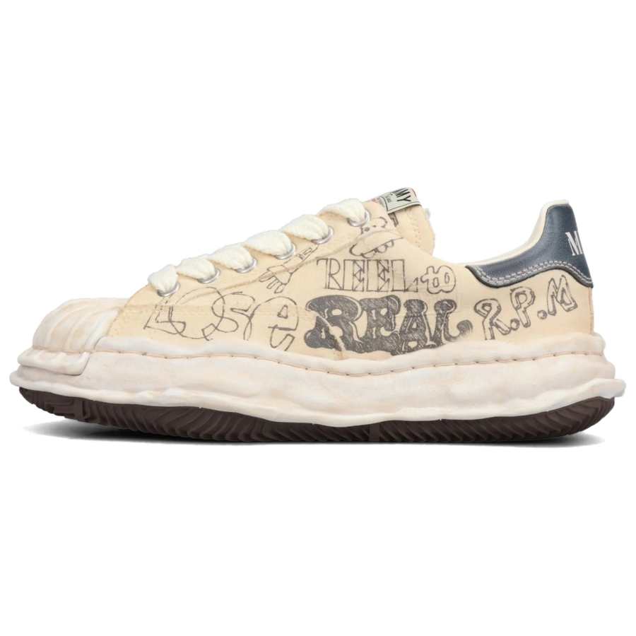 MIHARA YASUHIRO Blakey Canvas Comfortable Low top Casual Shoes Unisex Ecru