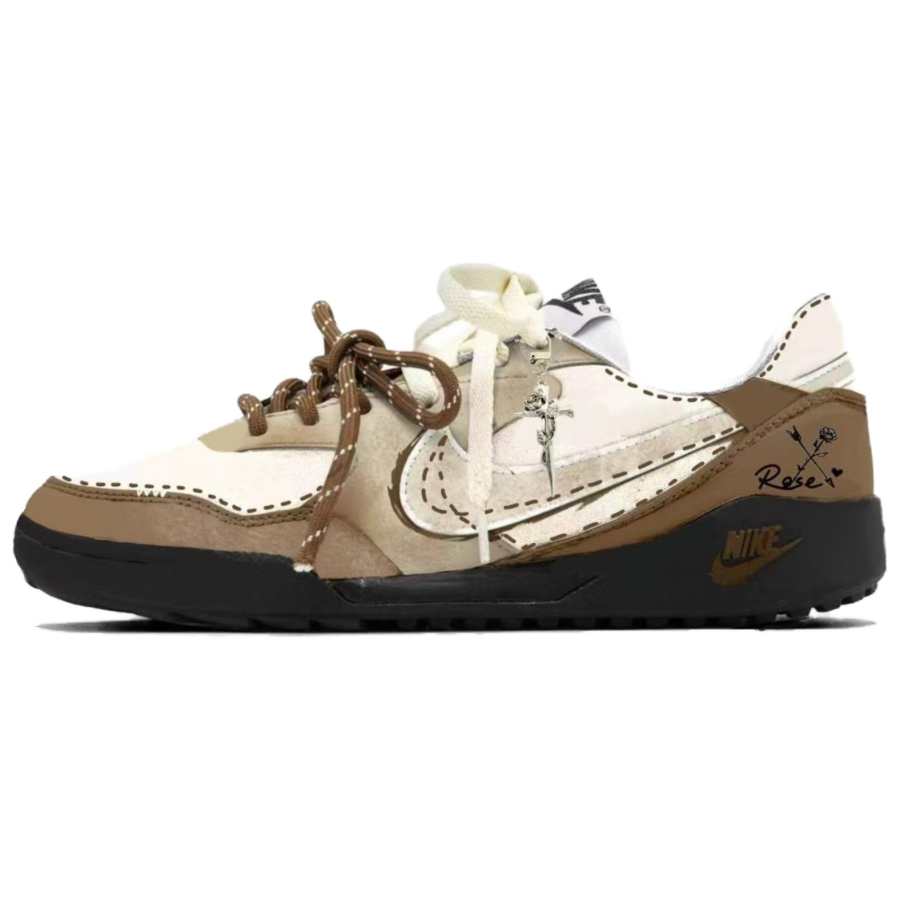 Nike Nike Terra Manta Desert Rose, Star Island Creation Leather Abrasion Resistant Low top Casual Shoes Unisex Beige, Brown