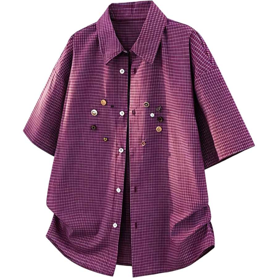 Sugarfunk Sugarfunk Shirts Unisex Lapel Moderate Shirt