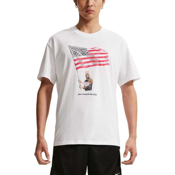 Nike Nike T Shirts Men's White Crew Neck Moderate